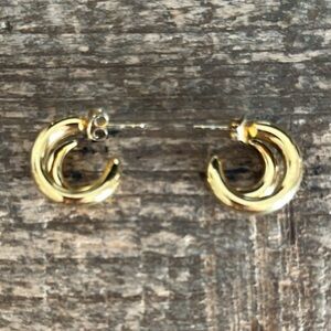 Missoma Double Hoop Earrings
